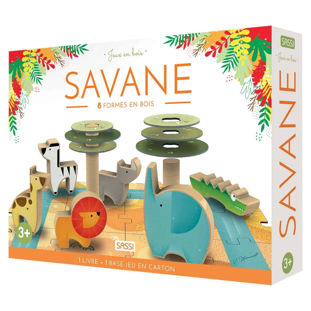 PUZZLE EN BOIS - SAVANE