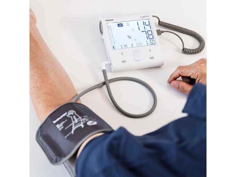 Beurer Blutdruckmessgerät BM 96 Cardio Oberarm-Blutdruckmessgerät mit EKG Funktion