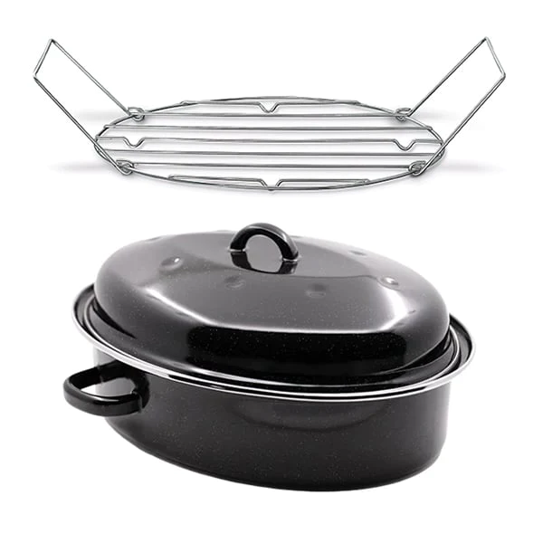 Lot roaster Roasty'Cook 38 cm + grille Beka