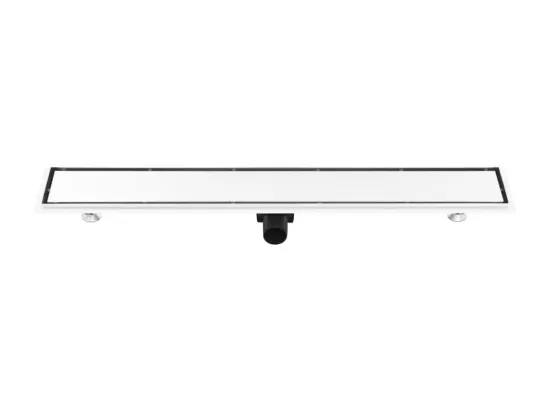 Caniveau drain de douche argenté 93 x 14 x 8.1 cm 02_0003013