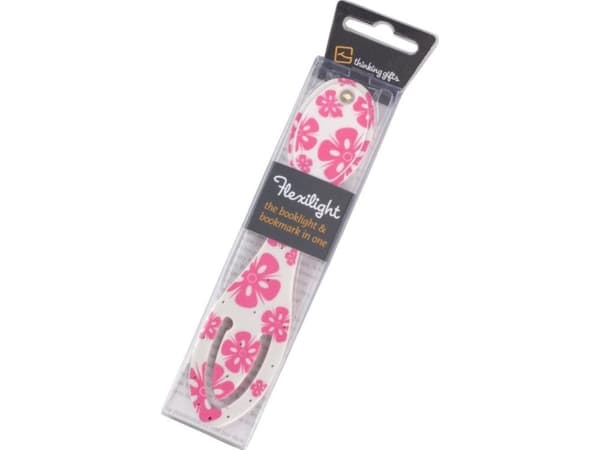 Thinking Gifts Flexilight Pink Flowers - Lampka do książki Kwiaty