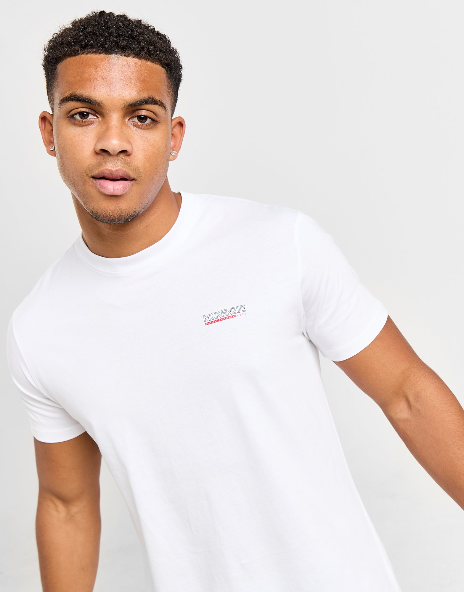 McKenzie Lot de 2 T-shirts Essential Homme