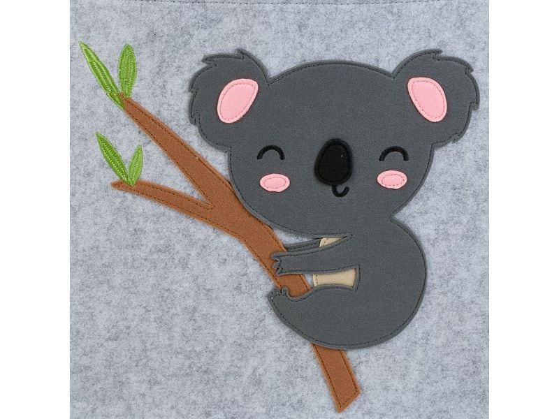 relaxdays Spielzeugkorb Koala Idealer Aufbewahrungskorb für das Kinderzimmer