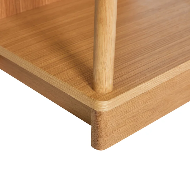 Hübsch Interior - Noblesse Standregal 43 x 37 x 180 cm, Eiche