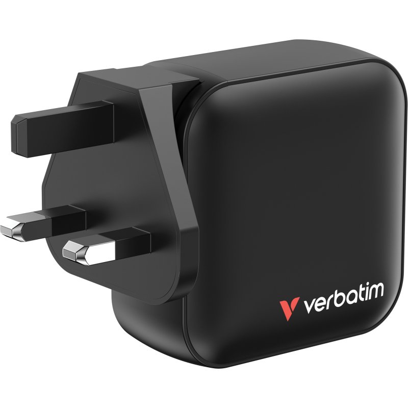Verbatim Mini GaN Charger 100W Universel Noir Secteur Charge rapide Intérieure