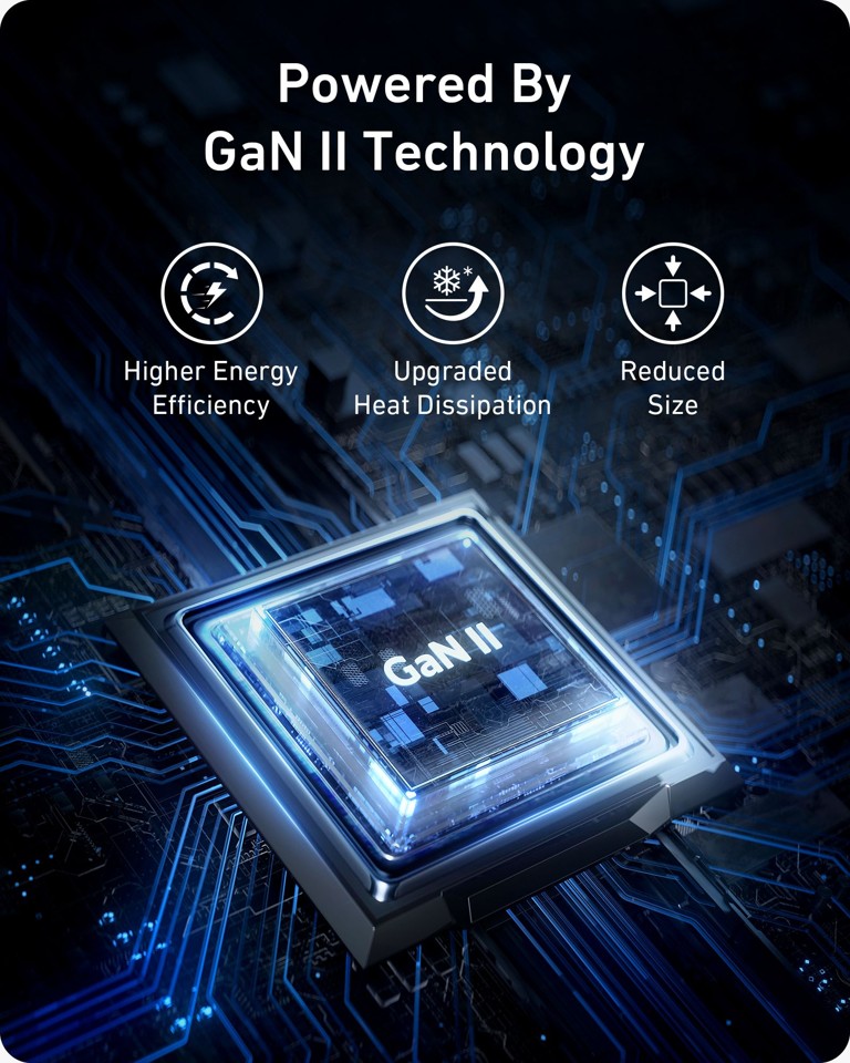Anker - 736 Oplader - Nano II 100W - Sort