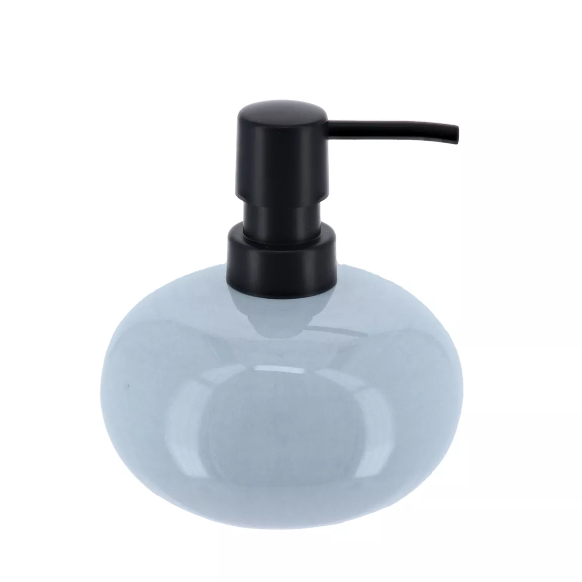 Set d'accessoires salle de bain grès laqué Pietra Bleu