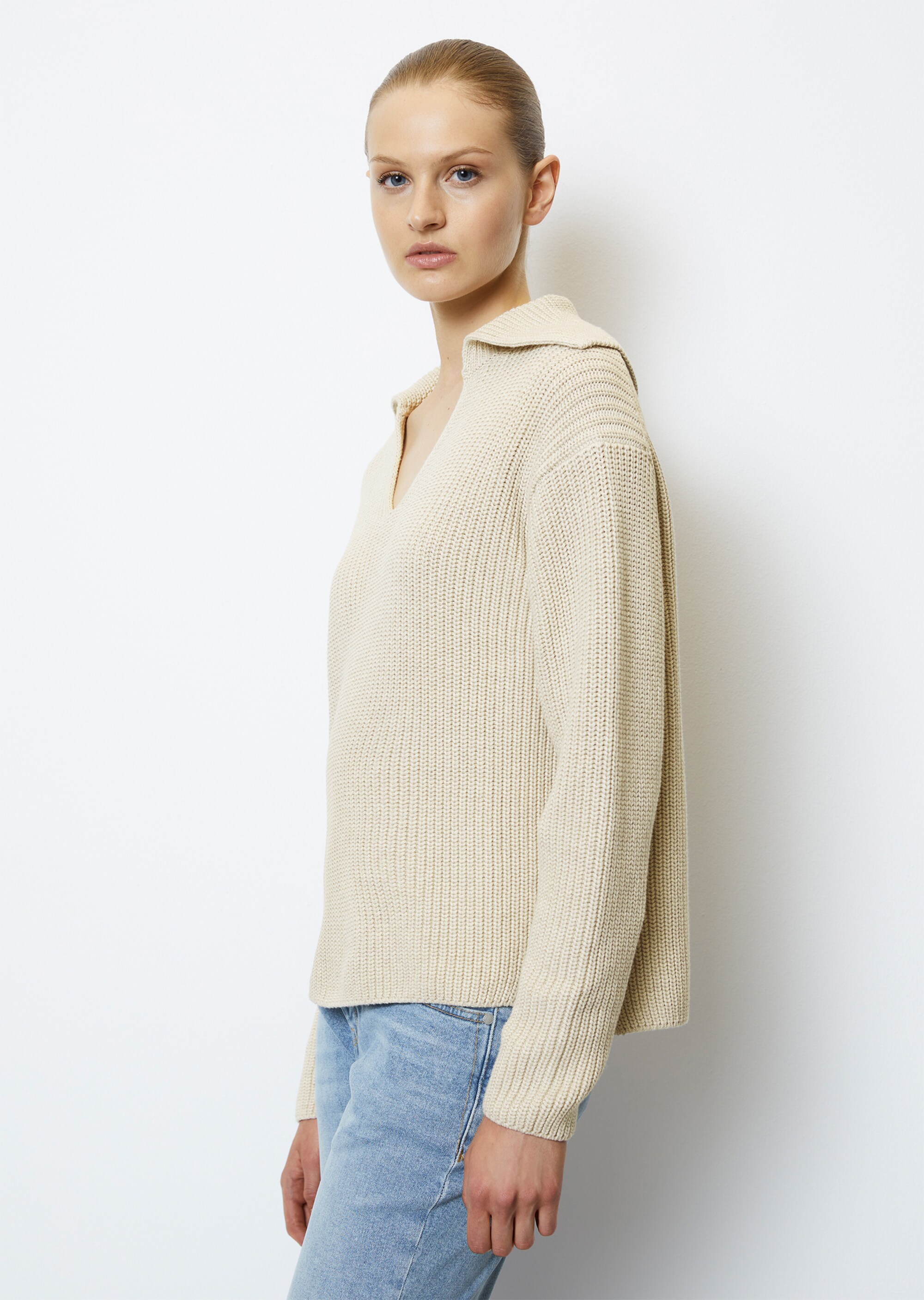 DfC Pullover im Troyer-Stil aus Organic Cotton