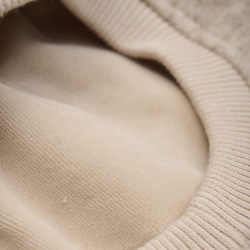 Balaclava Ears Wool sand mel - Huttelihut - Rumpetroll