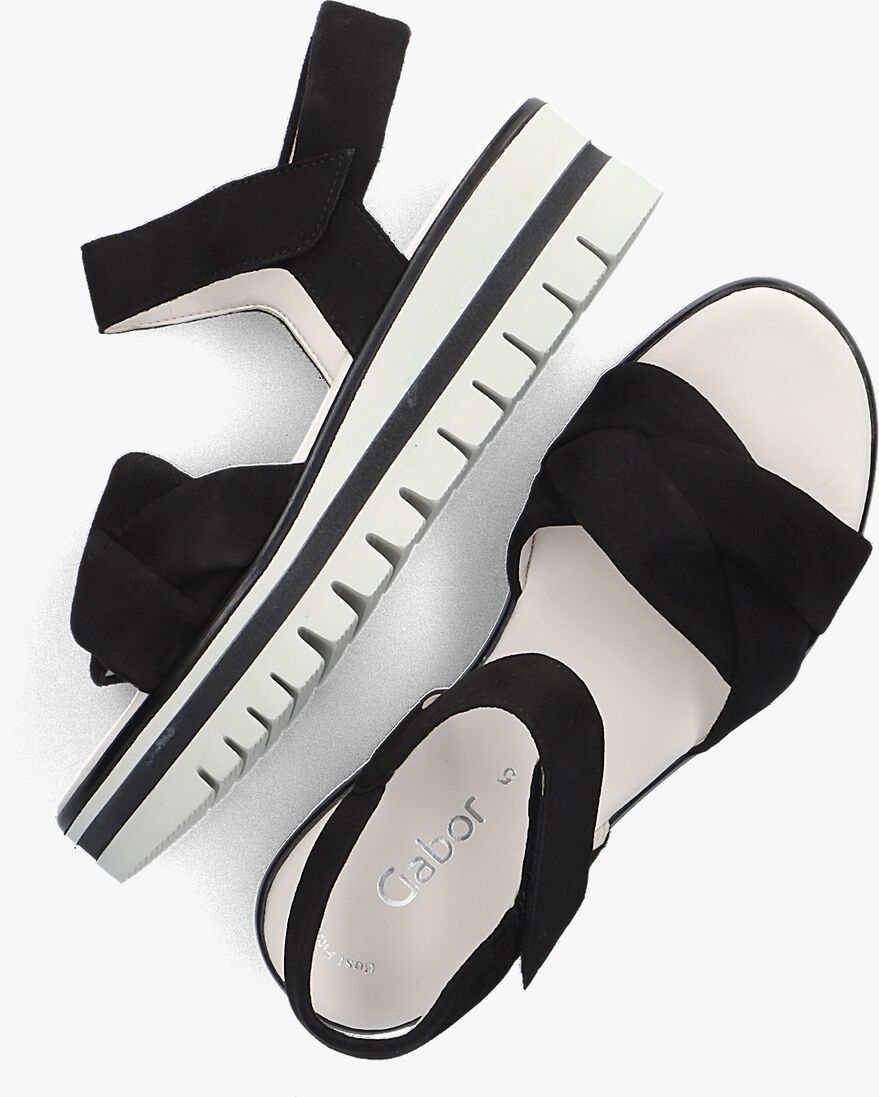 GABOR zwarte gabor sandalen 622.1