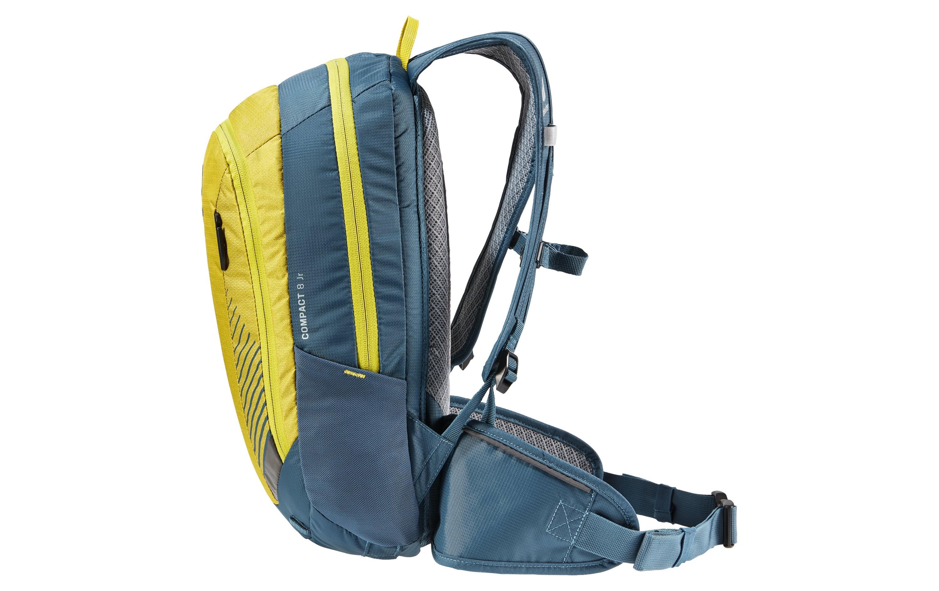Rucksack Compact 8 JR Gelb/BlaugrauMountainbike-Rucksack