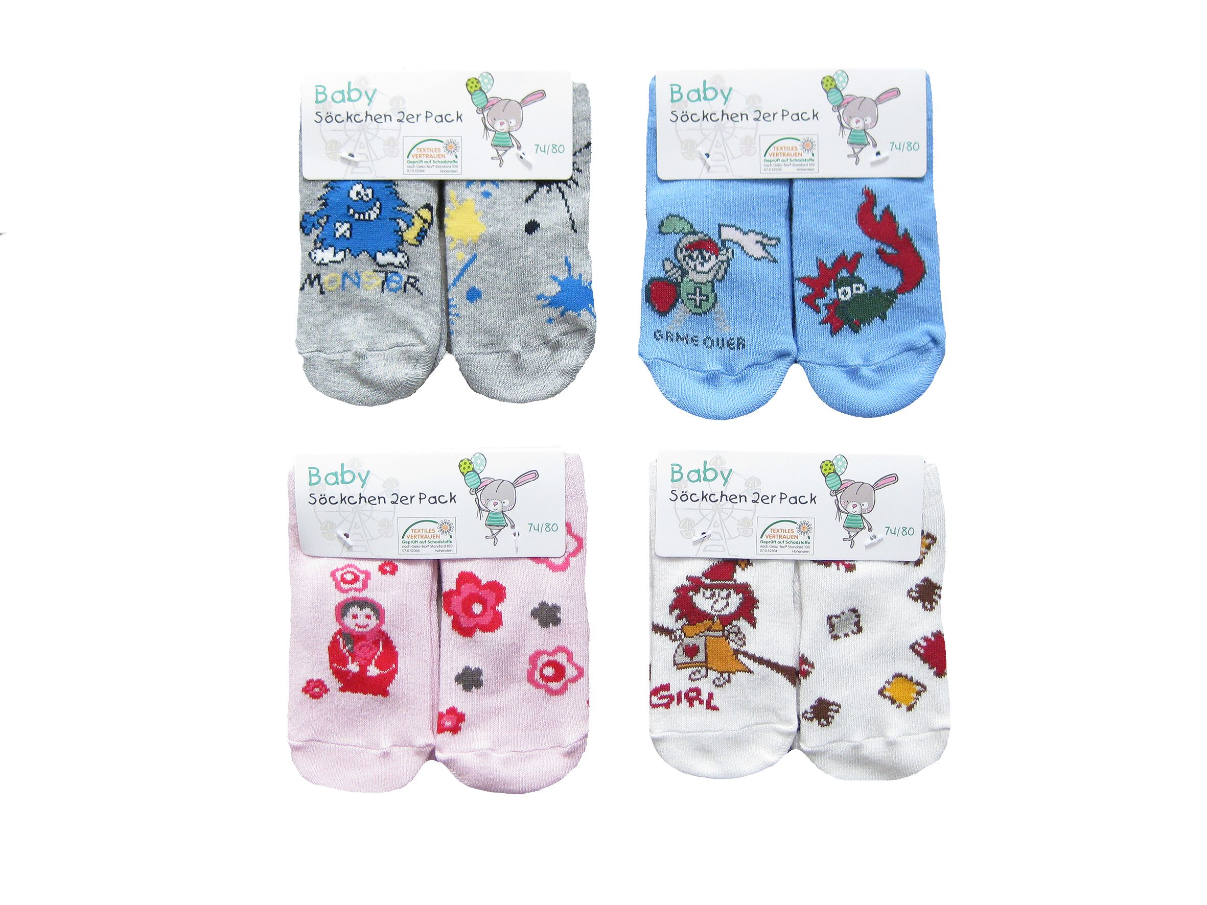 Babysocken 2er Pack