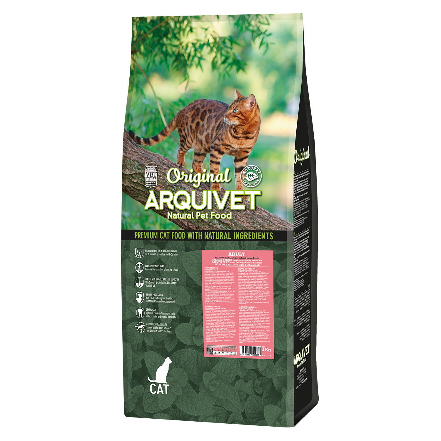 ARQUIVET CAT ORIGINAL Salmão Adulto 1,5Kg
