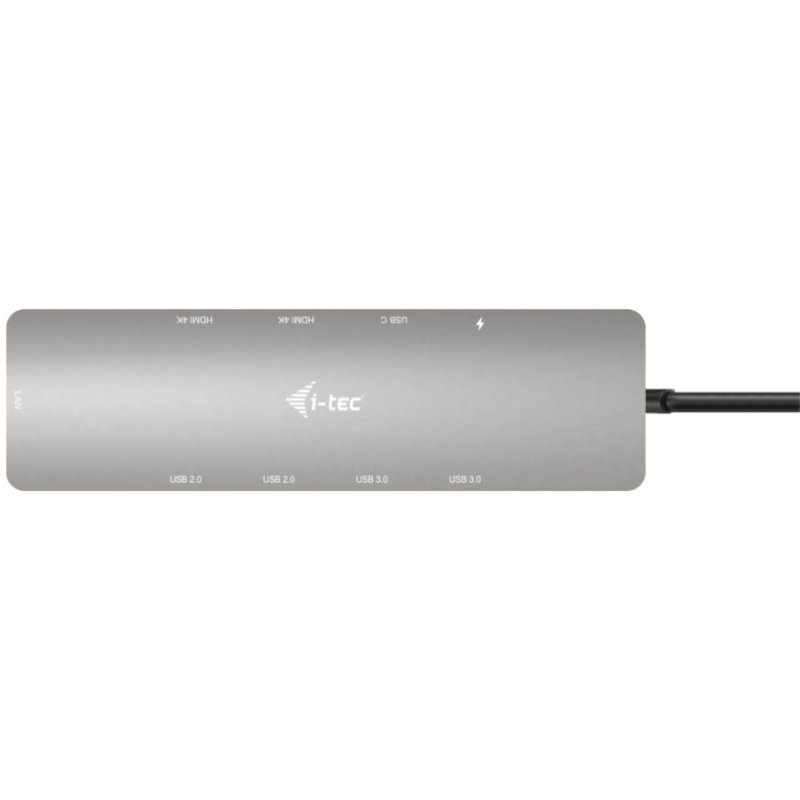 i-tec Metal USB-C Nano 2x Display Docking Station with PD 100 W + Charger 100W