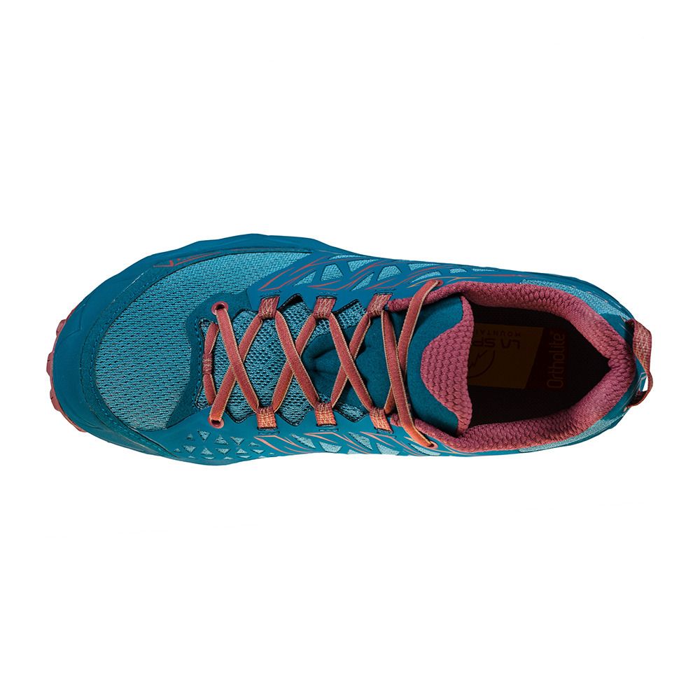 La Sportiva AKYRA - Chaussures trail Femme ink/rouge