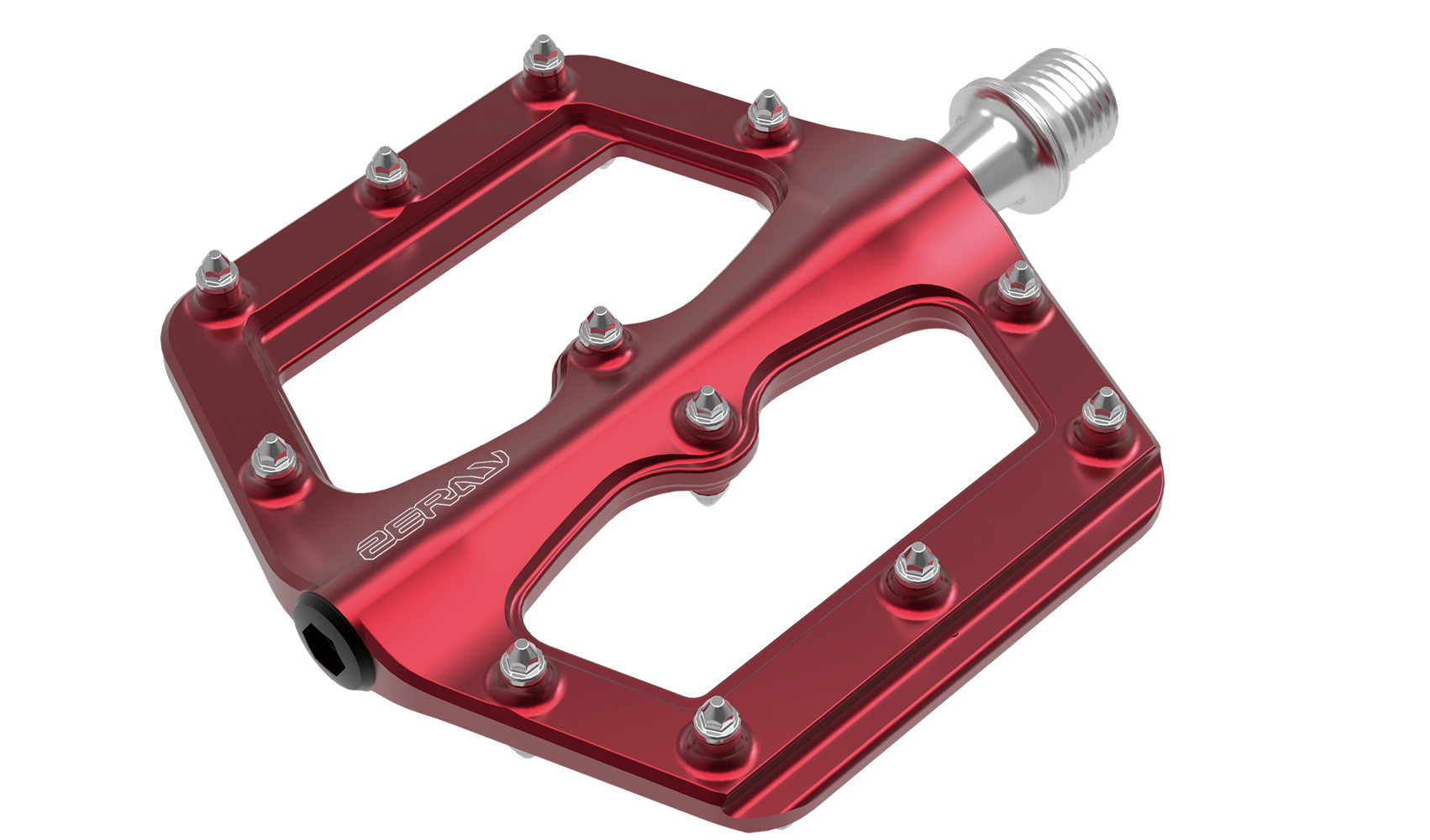 Barbieri Pedal i aluminium rød