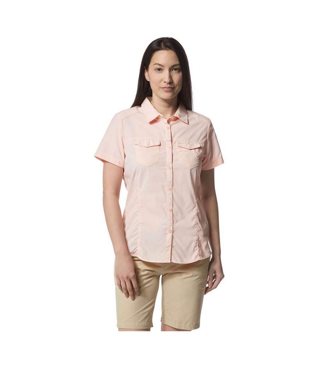Craghoppers - Chemise manches courtes ADVENTURE - Femme (Rose clair) - UTCG1128