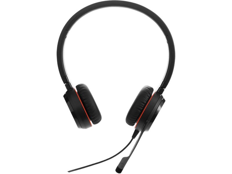 Jabra Headset Evolve 20 SE Stereo MS USB C/A Professionelles Stereo-Kabelheadset mit Anrufsteuerung