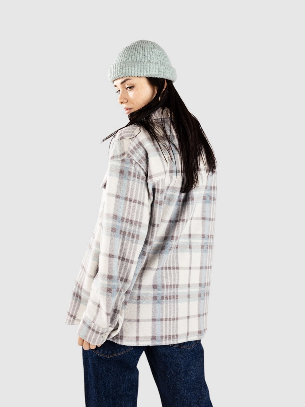Dravus Eclipse Cozy Flannel Shirt birch/deep taupe/lead