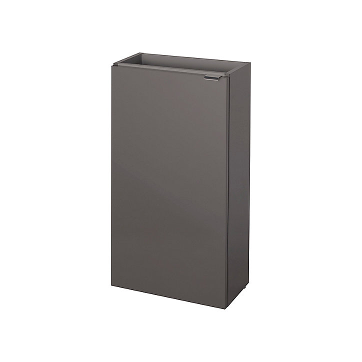 Meuble lave mains à poser GoodHome Imandra gris taupé L.44 x H.79 cm