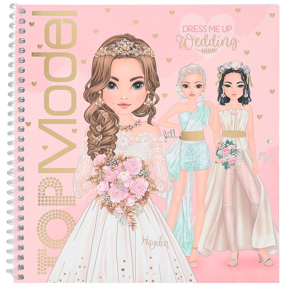 TOPModel Anzieh-Hochzeitsstickerbuch
