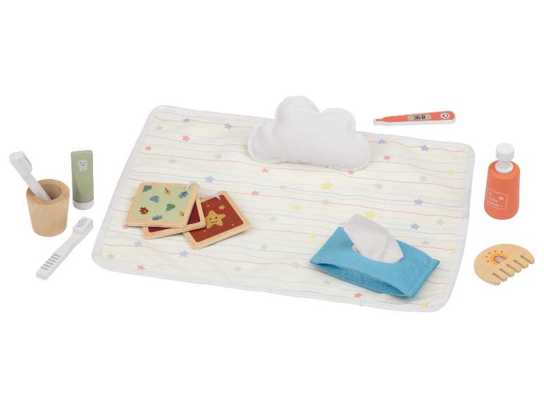 Houten speelgoed poppen accessoires
