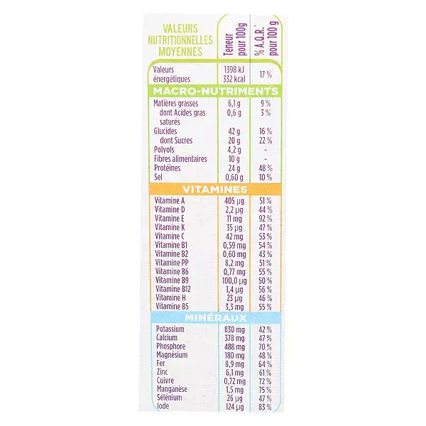 Barras de refeição Gerlinéa Slimming com recheio de maçã e framboesa, 8 x 45g