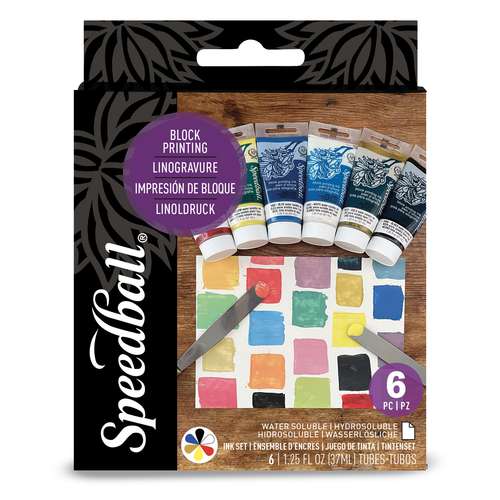 Speedball® Linoldruckfarben-Set (wasserbasiert)