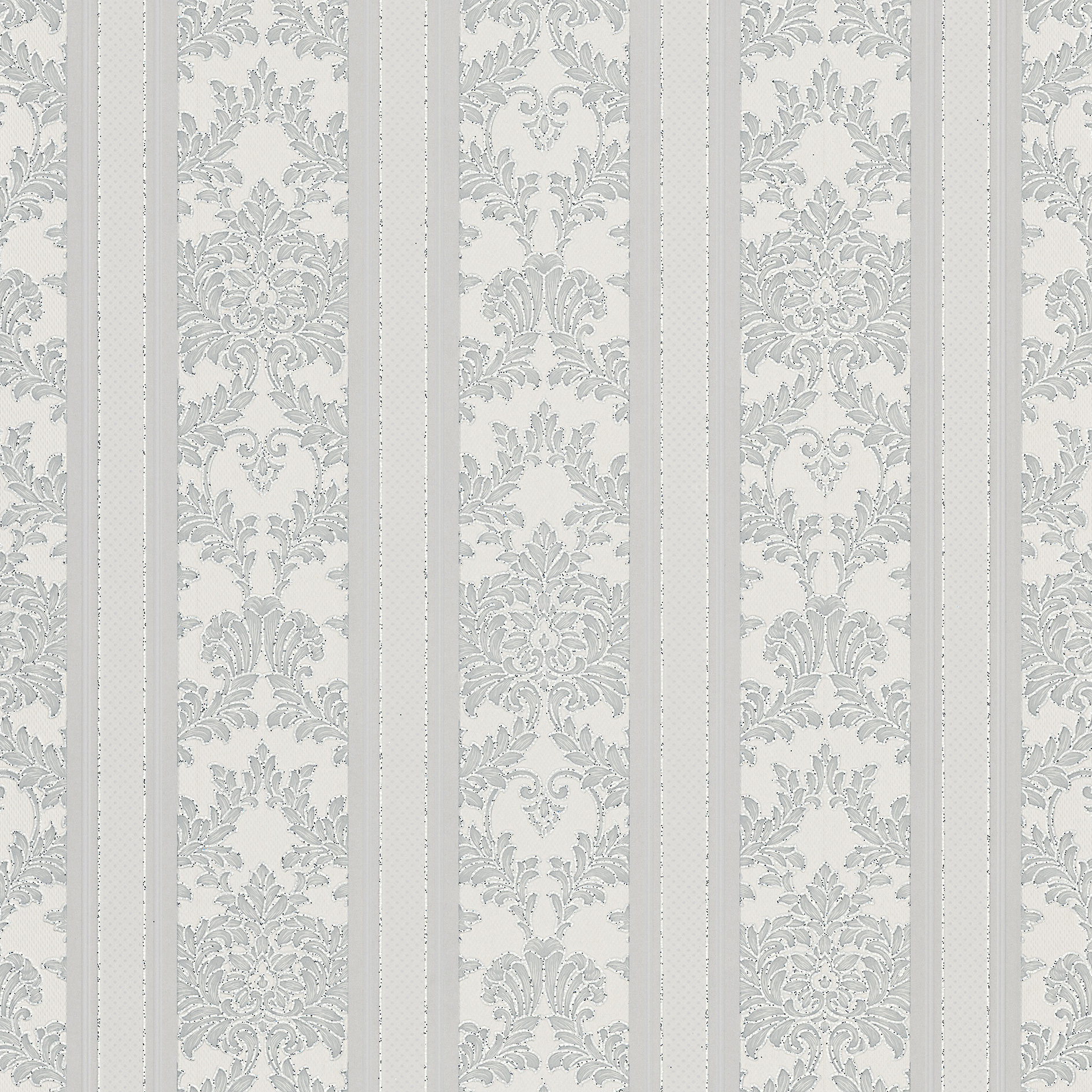 Papiertapete - grau - Ornamente - 10 Meter