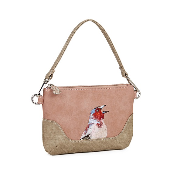 Hi-Di-Hi Melody Crossbody Bag Light Pink/ Beige