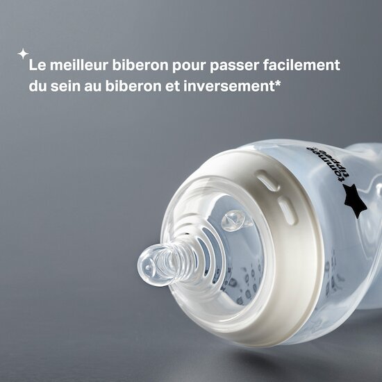 Biberon anti-colique Natural Start Lot de 2   Transparent        260 ml   de               Tommee Tippee