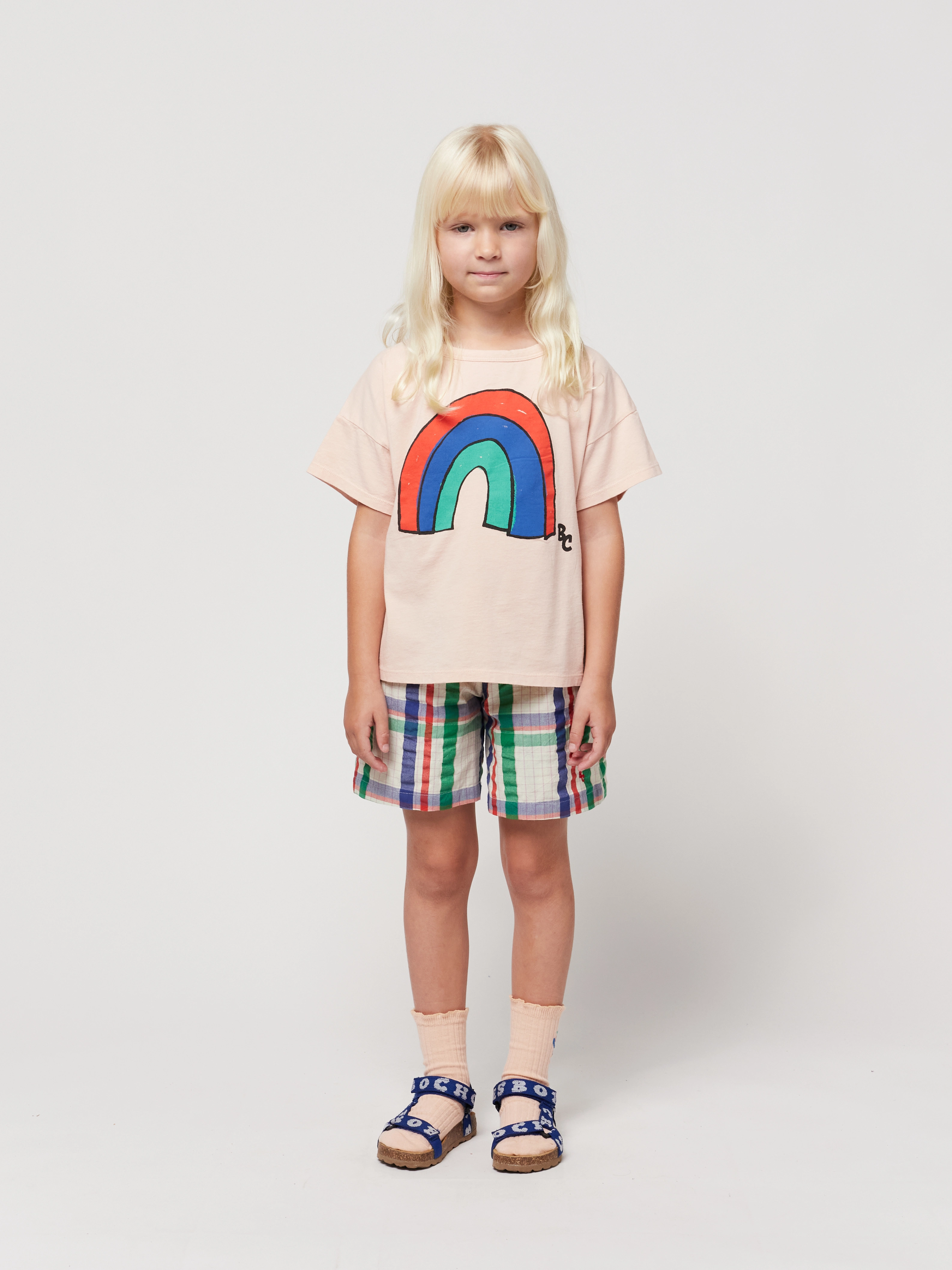 T-Shirt RAINBOW in light pink