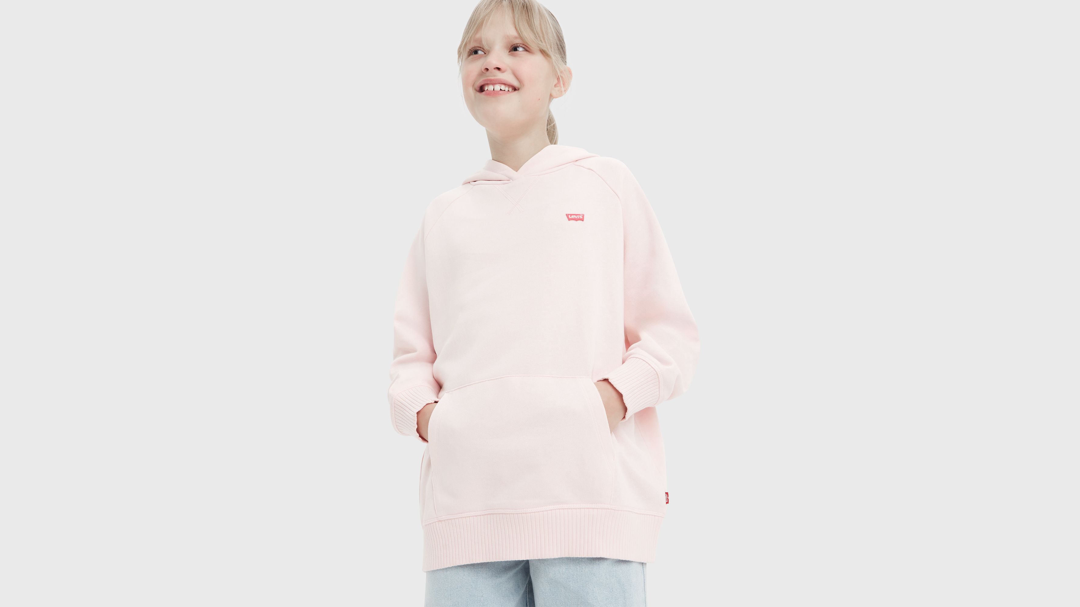 Ado sweat à capuche - Chalk Pink - Rose