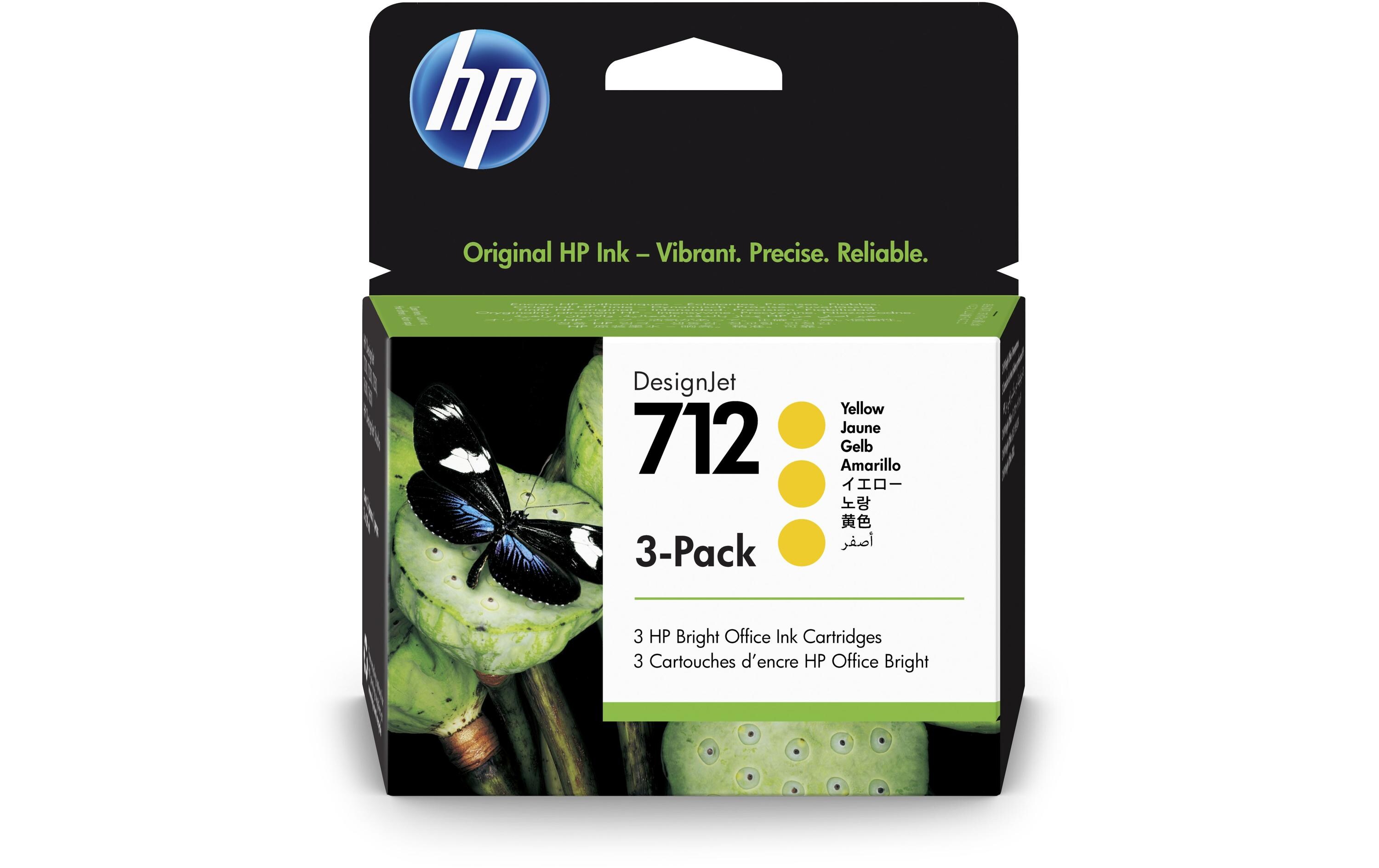 Tinte Nr. 712 (3ED79A) Yellow (3er-Pack)Druckerpatrone