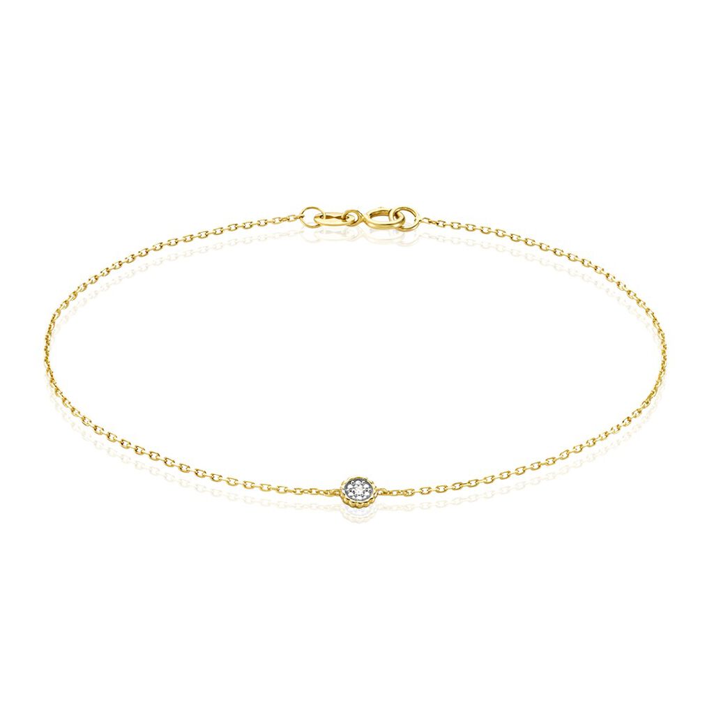 Bracelet Mon 1er Diamant Or Jaune Diamant