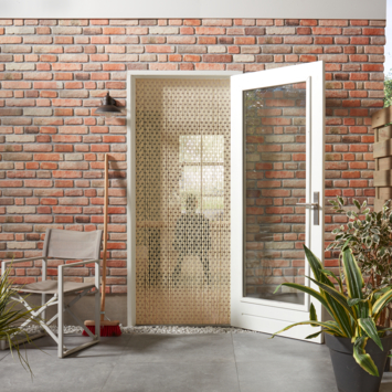 Livn deurgordijn Tube wit 90x210 cm