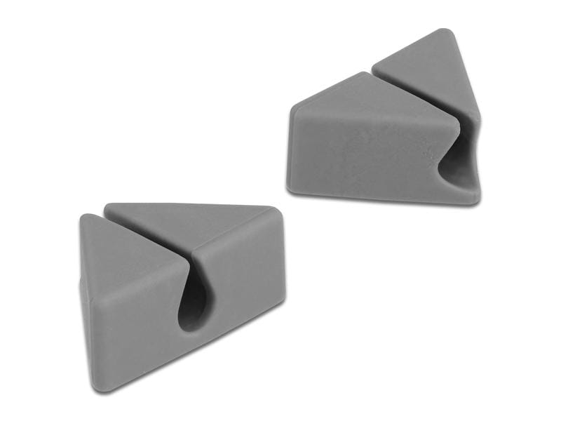 Delock Kabelhalter Dreieck Set 2 Stück Delock Kabelhalter Dreieck Set 2 Stück