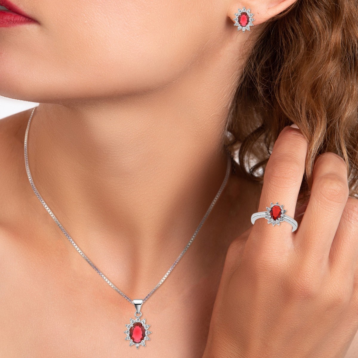 Parure SC Crystal ornée de Zirconium