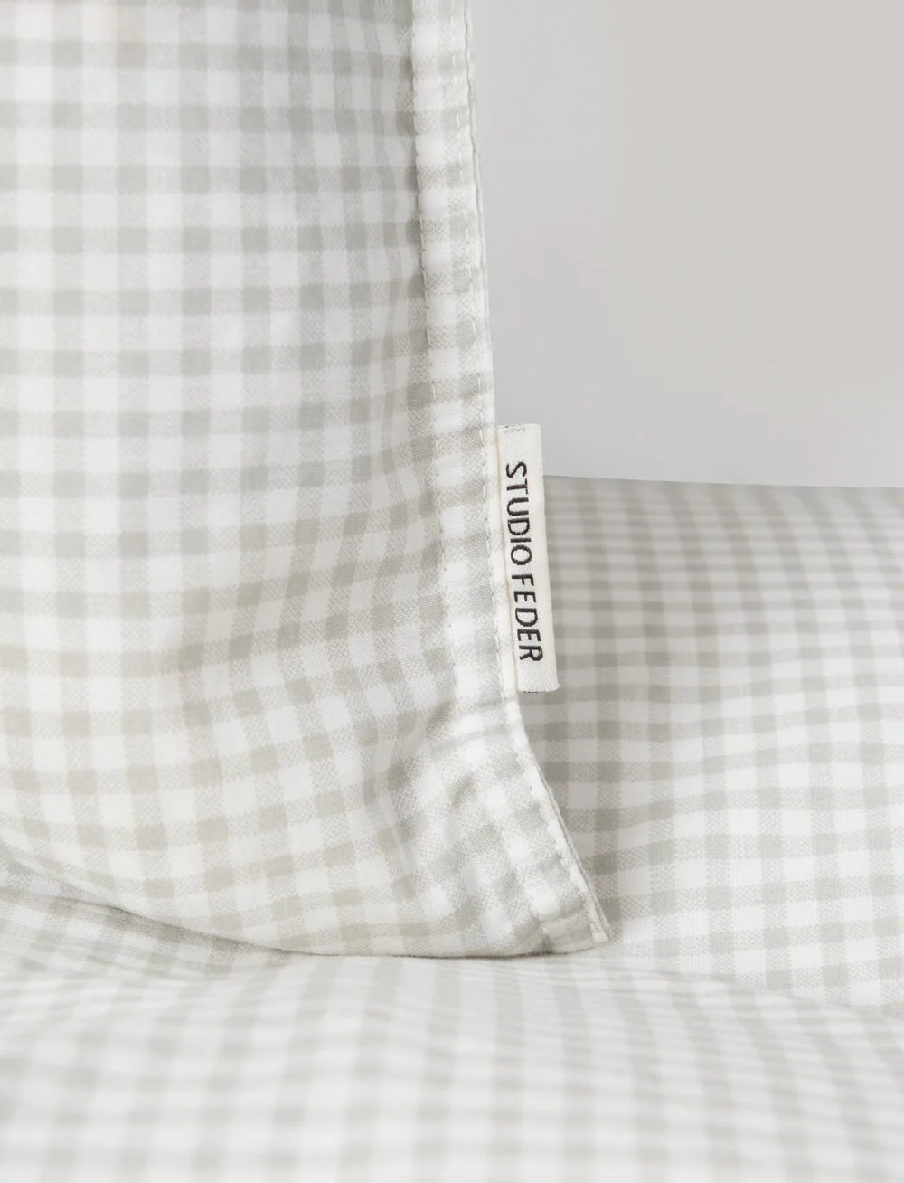 Studio Feder  Sengetøj - Gingham Mini Grey