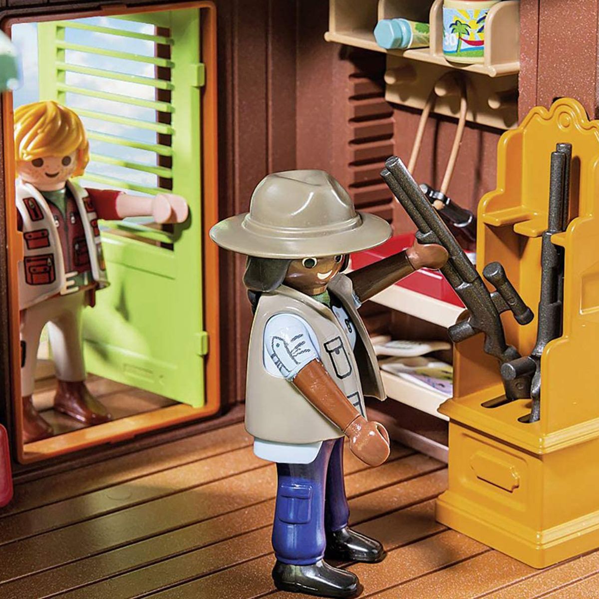 PLAYMOBIL® 70766 - Wild Life - Spielset, Rangerstation mit Tieraufzucht