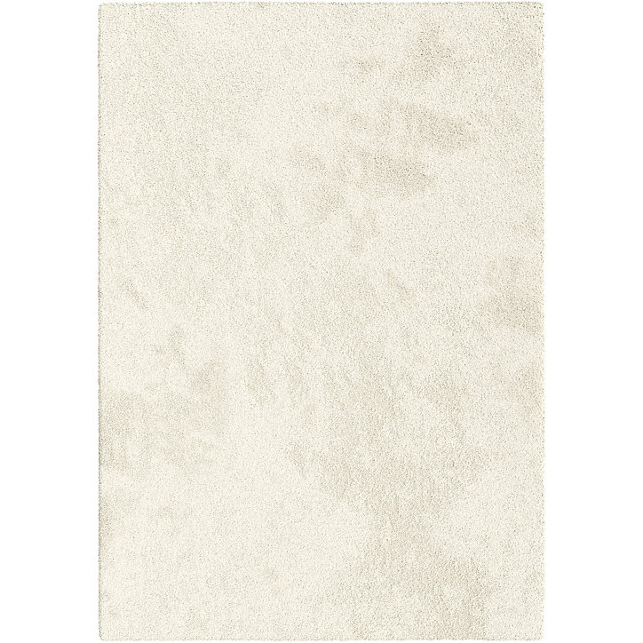 Tapis broussailleux Manzo GoodHome blanc cassé L.170 x L.120 cm