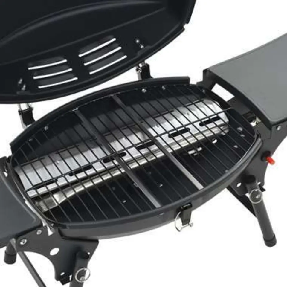vidaXL - Barbecue - Zwart - Staal