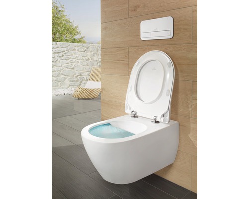 Villeroy & Boch Subway 2.0 SlimSeat 9M78S1 witte toiletzitting met soft-close mechanisme