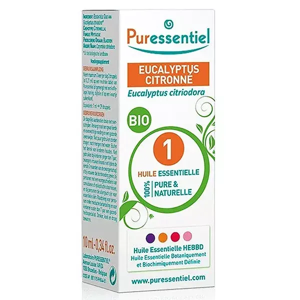 Óleo Essencial de Eucalipto Limão Orgânico Puressentiel 10ml