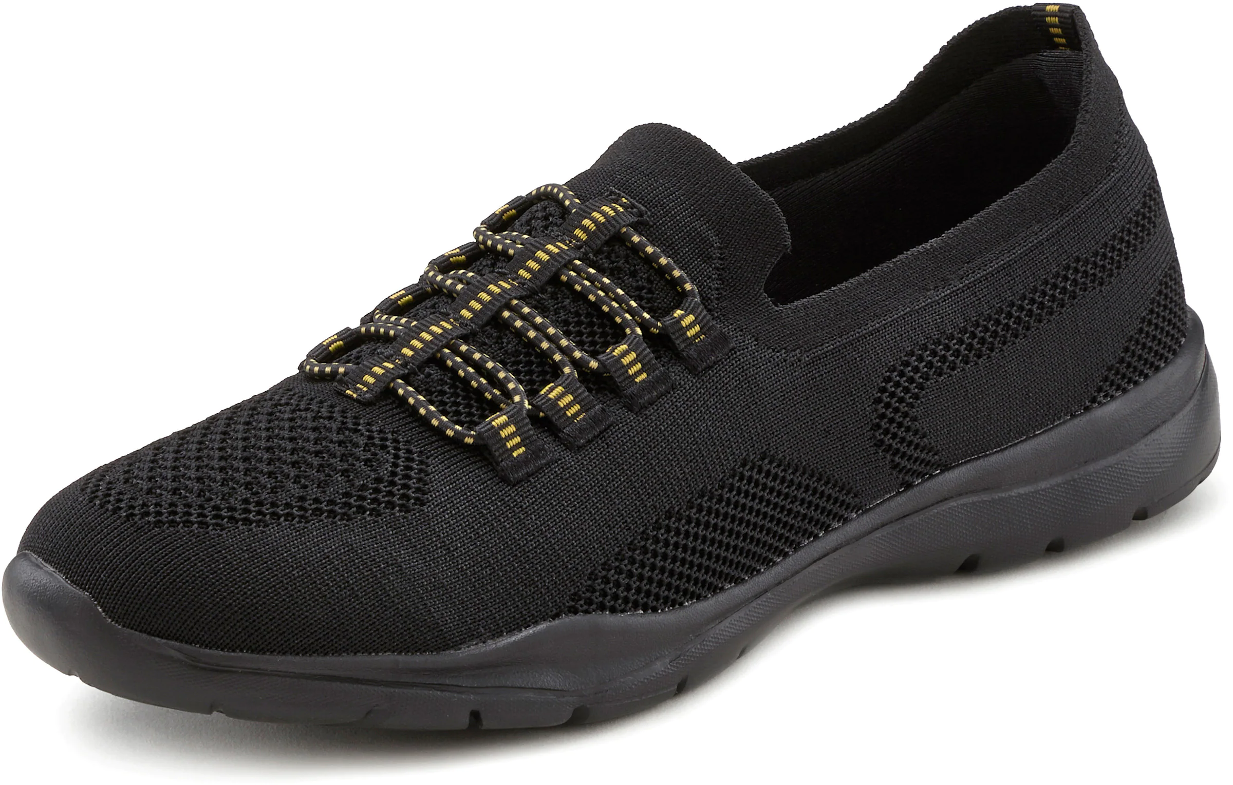LASCANA Sneaker in schwarz