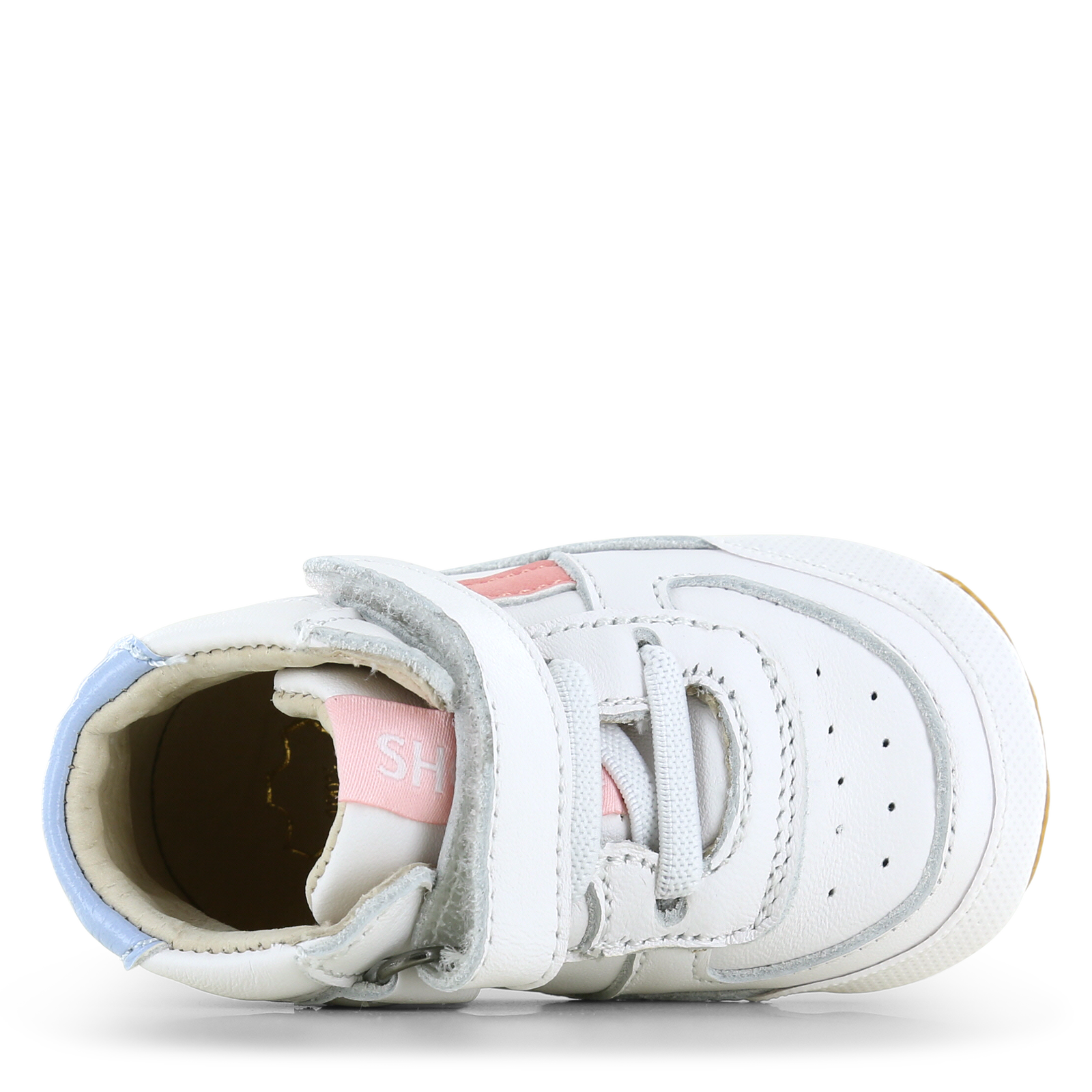Shoesme wit-roze BABY-PROOF® schoentje  | Meisjes schoenen