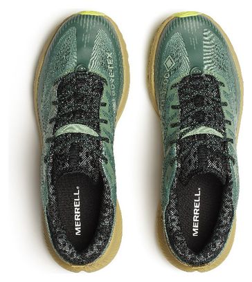 Chaussures de Trail Merrell Agility Peak 5 Gore-Tex Vert/Beige Homme