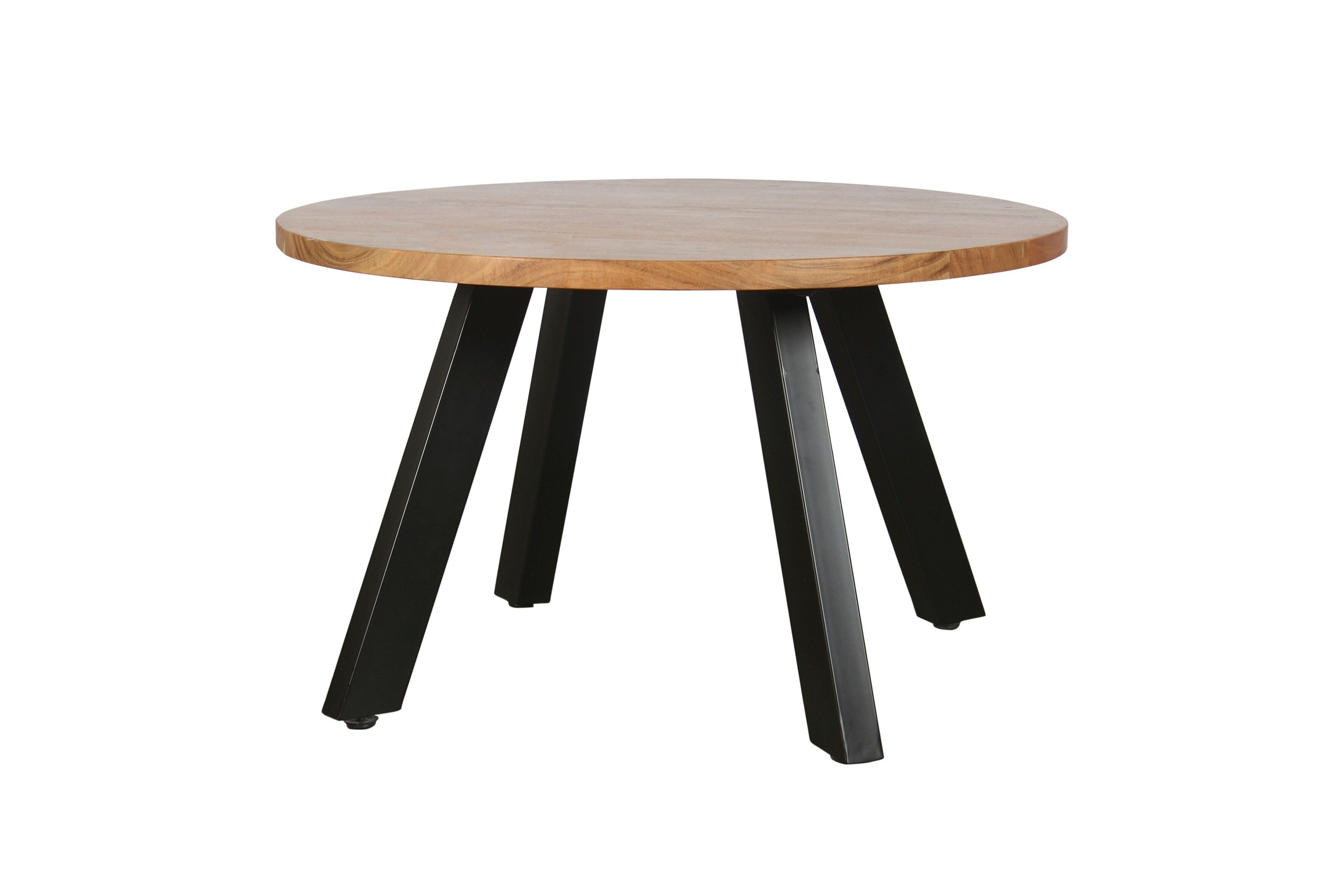 byLIVING Couchtisch LARA, Breite 75 cm, Akazie natur/schwarz