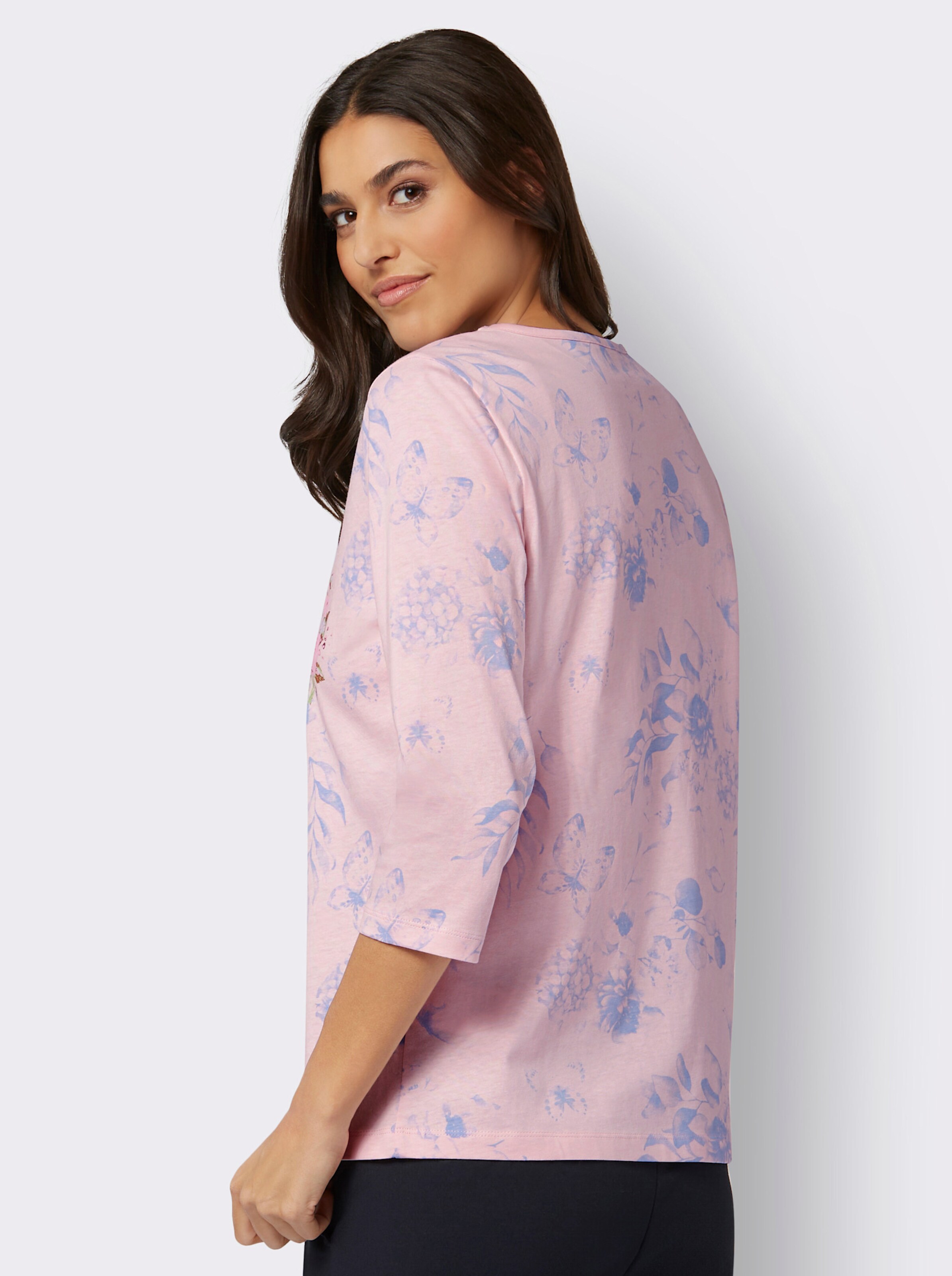34-Arm-Shirt im Landhaus-Stil