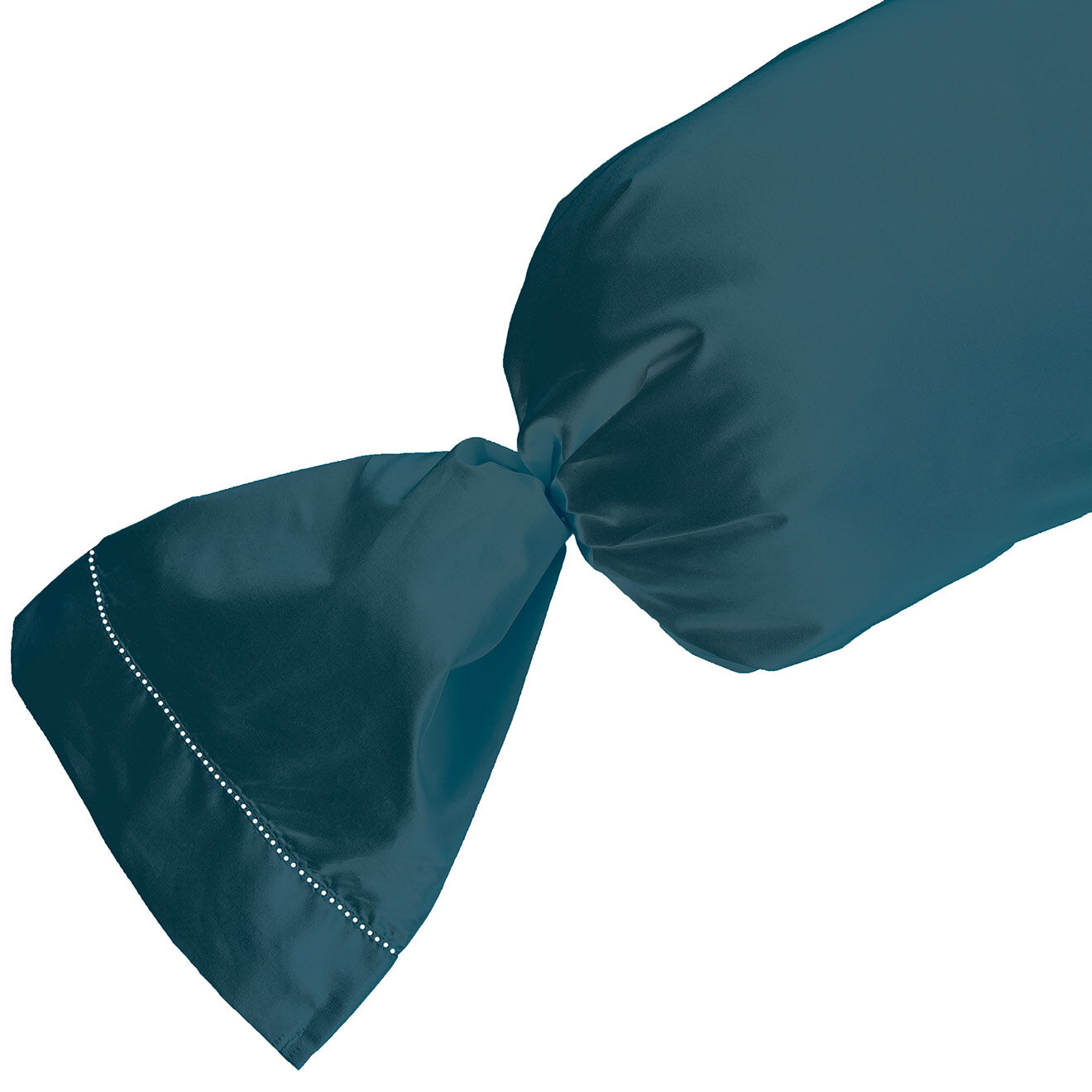 Perle de Coton Taie de traversin 100% Satin de Coton lagon
